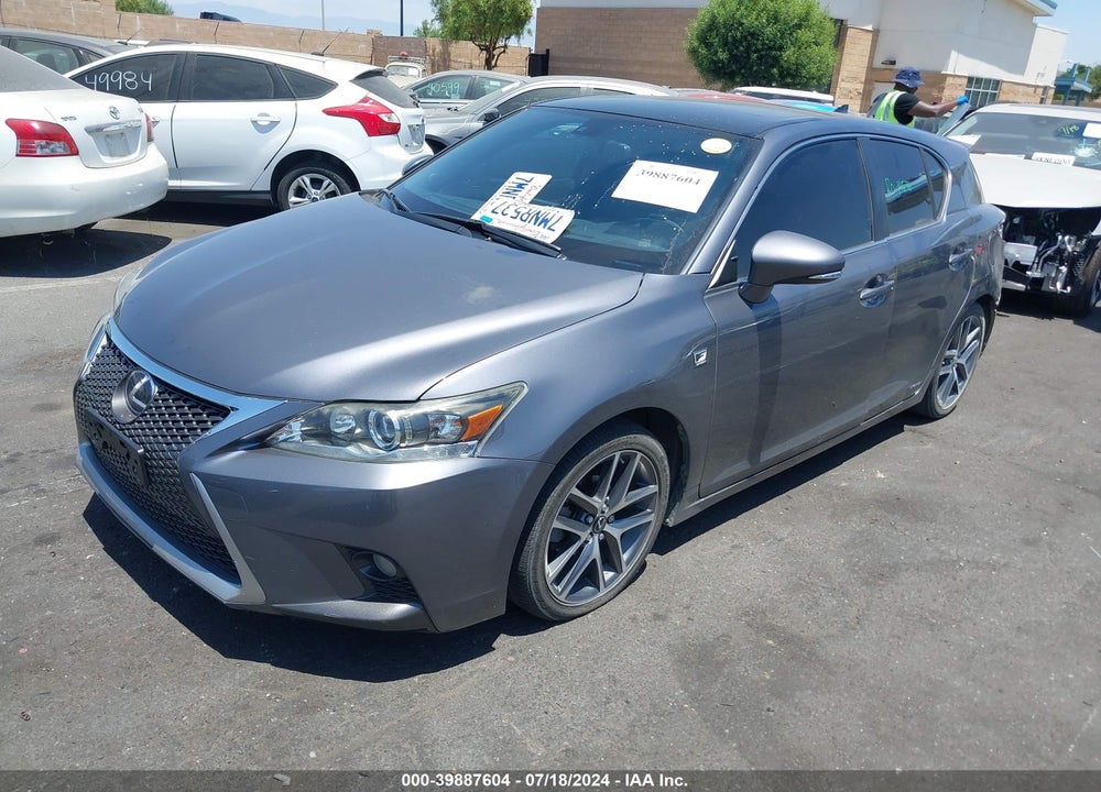 2015 LEXUS CT 200H VIN: JTHKD5BH1F2227674