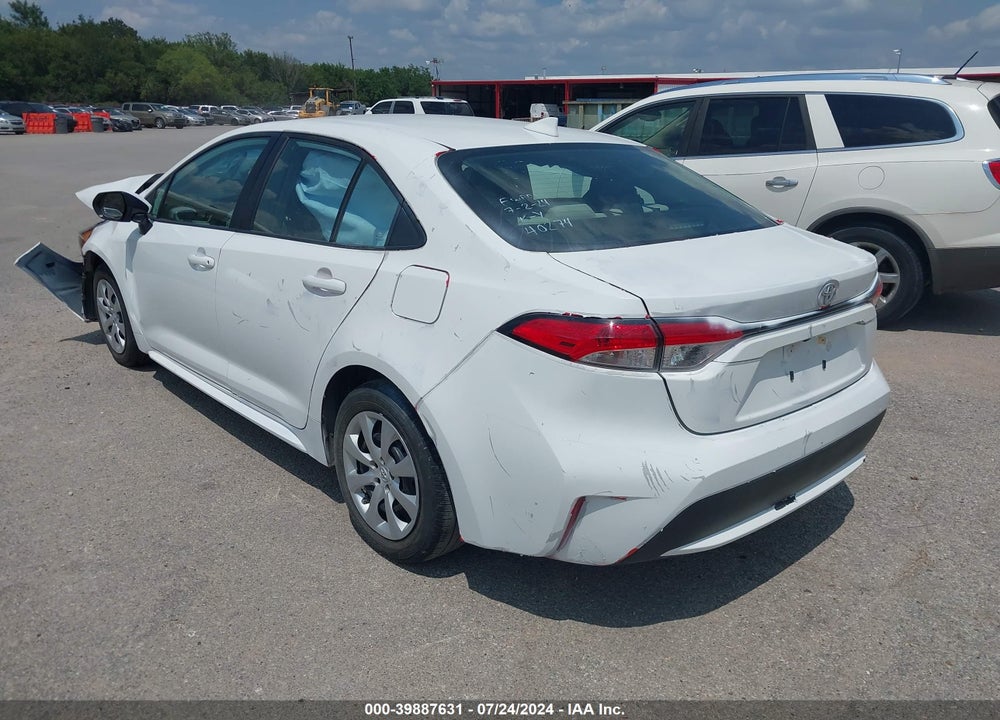 2022 TOYOTA COROLLA LE VIN: 5YFEPMAE1NP364394