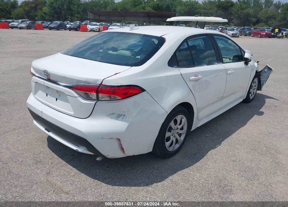 2022 TOYOTA COROLLA LE VIN: 5YFEPMAE1NP364394