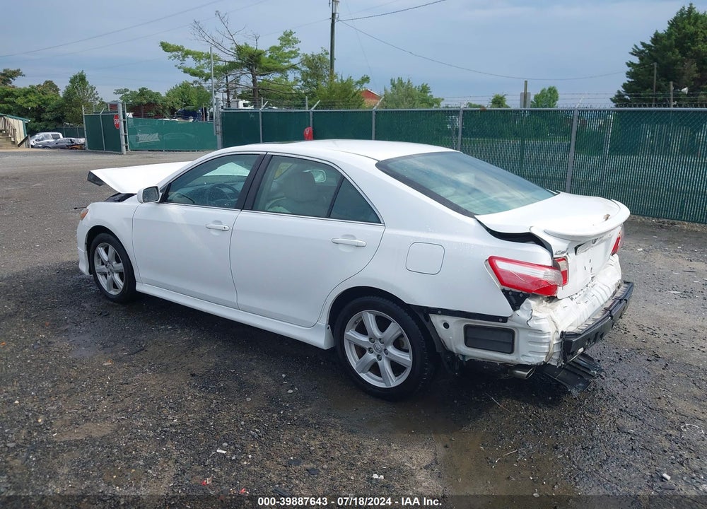 2007 TOYOTA CAMRY SE V6 VIN: 4T1BK46K57U515612