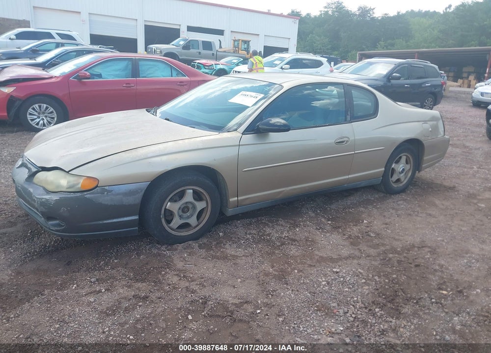 2004 CHEVROLET MONTE CARLO LS VIN: 2G1WW12E249334168