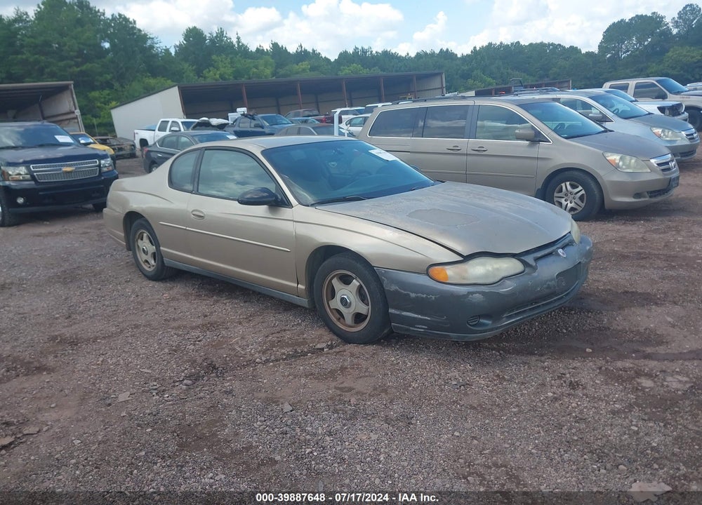 2004 CHEVROLET MONTE CARLO LS VIN: 2G1WW12E249334168
