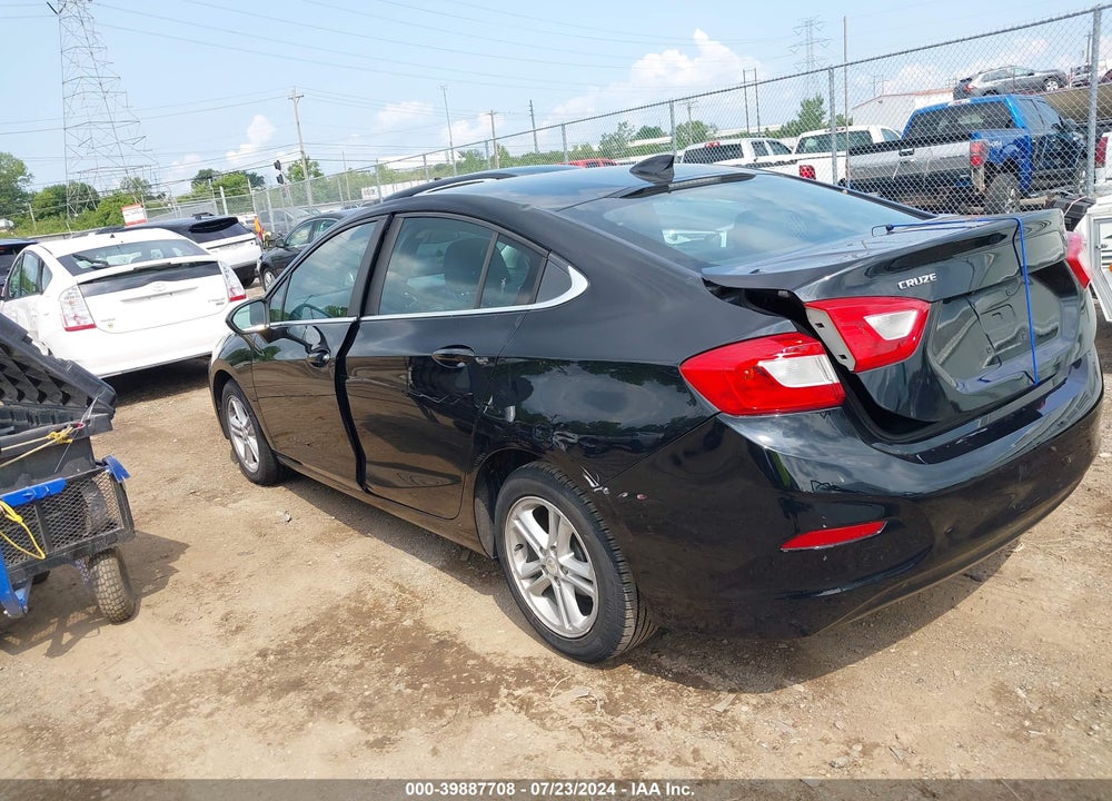 2016 CHEVROLET CRUZE LT AUTO VIN: 1G1BE5SM7G7326217