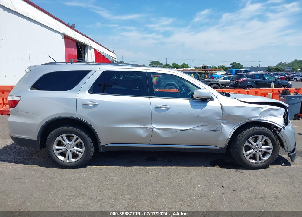 2012 DODGE DURANGO CREW VIN: 1C4SDJDT5CC362240