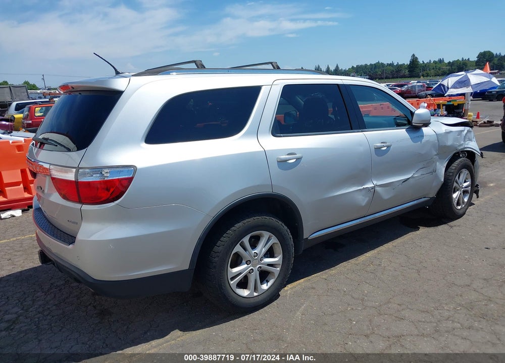 2012 DODGE DURANGO CREW VIN: 1C4SDJDT5CC362240