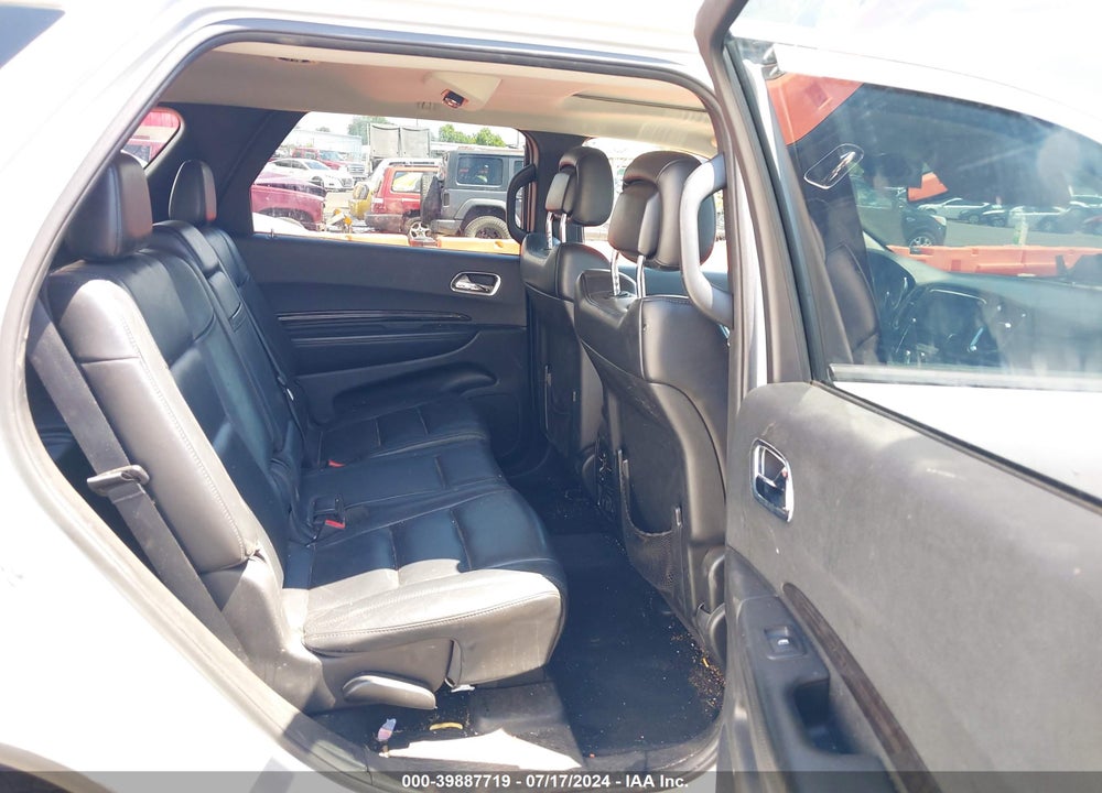2012 DODGE DURANGO CREW VIN: 1C4SDJDT5CC362240