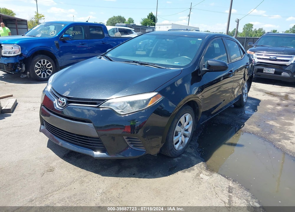 2015 TOYOTA COROLLA LE VIN: 5YFBURHE2FP337821