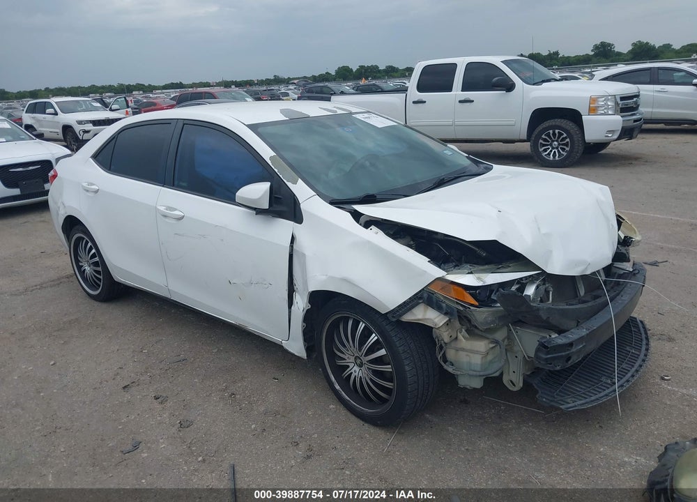 2015 TOYOTA COROLLA LE VIN: 5YFBURHE9FP293168