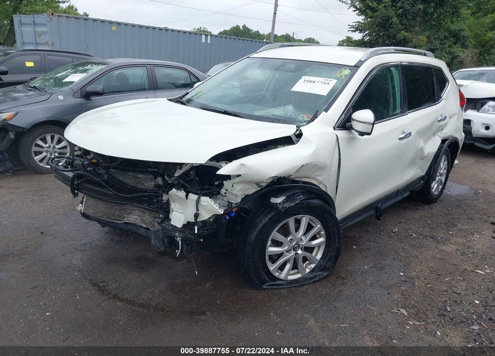 2017 NISSAN ROGUE SV VIN: 5N1AT2MV9HC893031