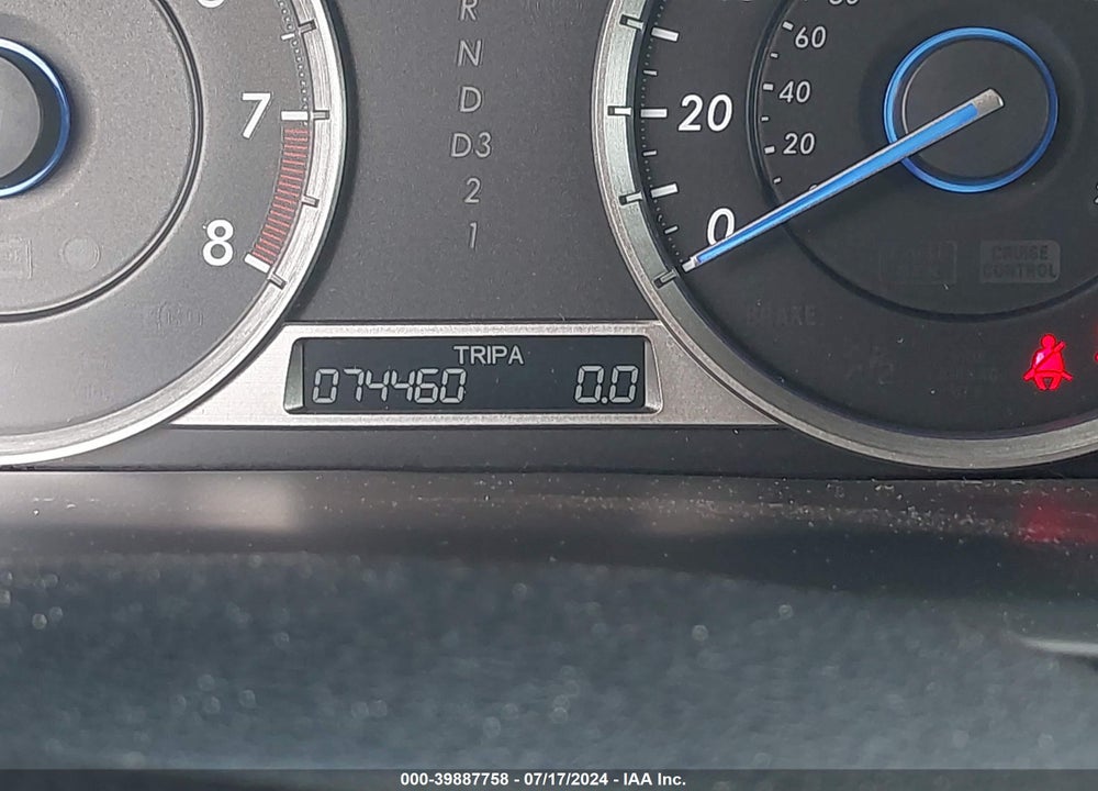 2014 HONDA CROSSTOUR EX VIN: 5J6TF3H31EL001640