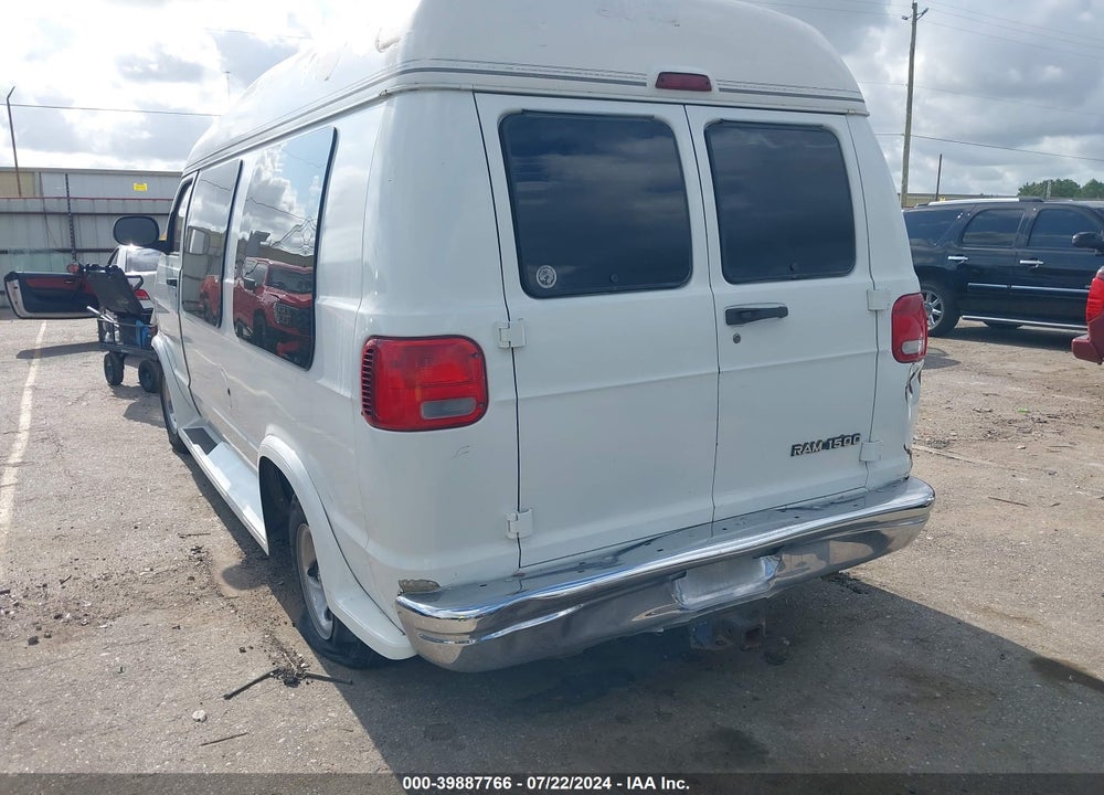 2000 DODGE RAM VAN 1500 CONVERSION VIN: 2B6HB11Z7YK109361