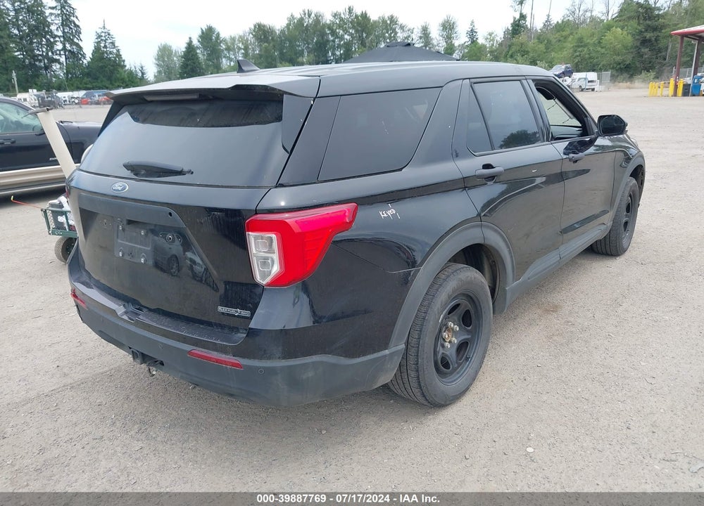 2021 FORD POLICE INTERCEPTOR UTILITY VIN: 1FM5K8AB4MGB61720