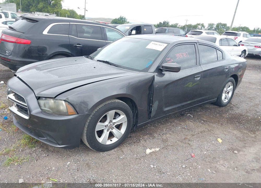 2013 DODGE CHARGER SE VIN: 2C3CDXBG4DH637581