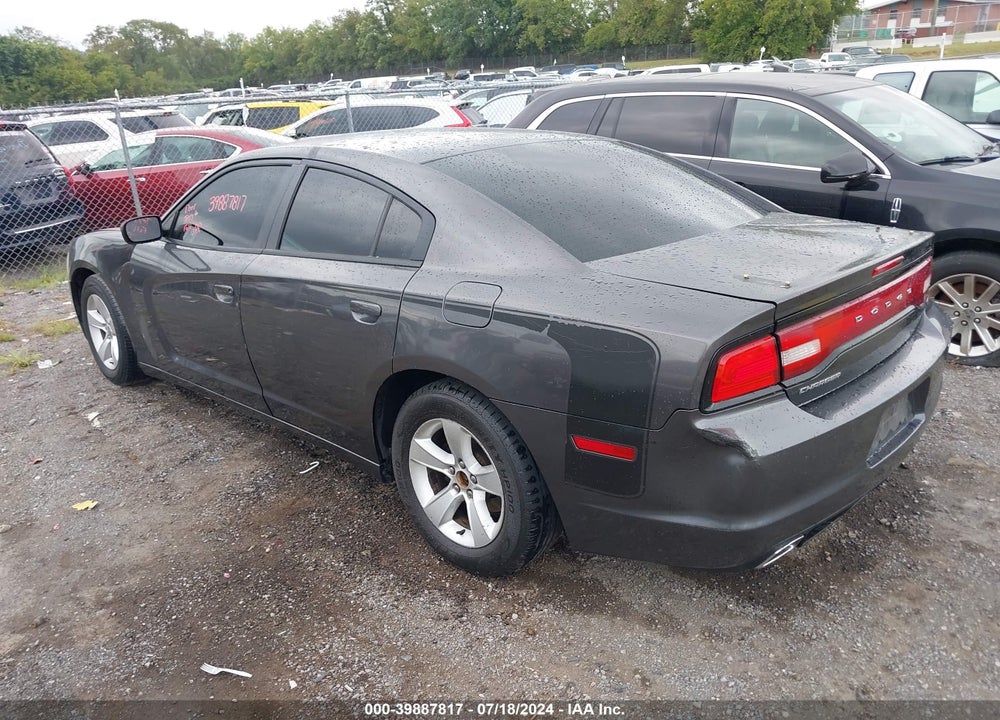 2013 DODGE CHARGER SE VIN: 2C3CDXBG4DH637581
