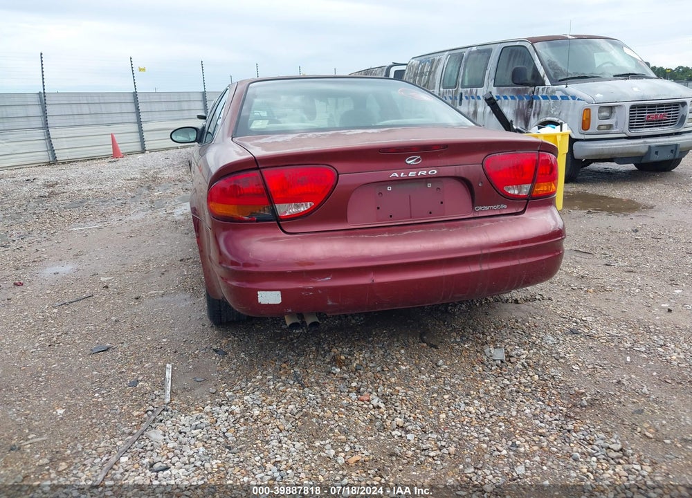 2002 OLDSMOBILE ALERO GL1 VIN: 1G3NL52E62C304230
