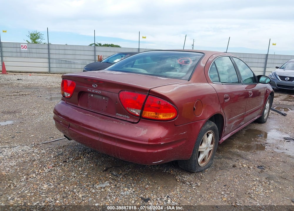 2002 OLDSMOBILE ALERO GL1 VIN: 1G3NL52E62C304230