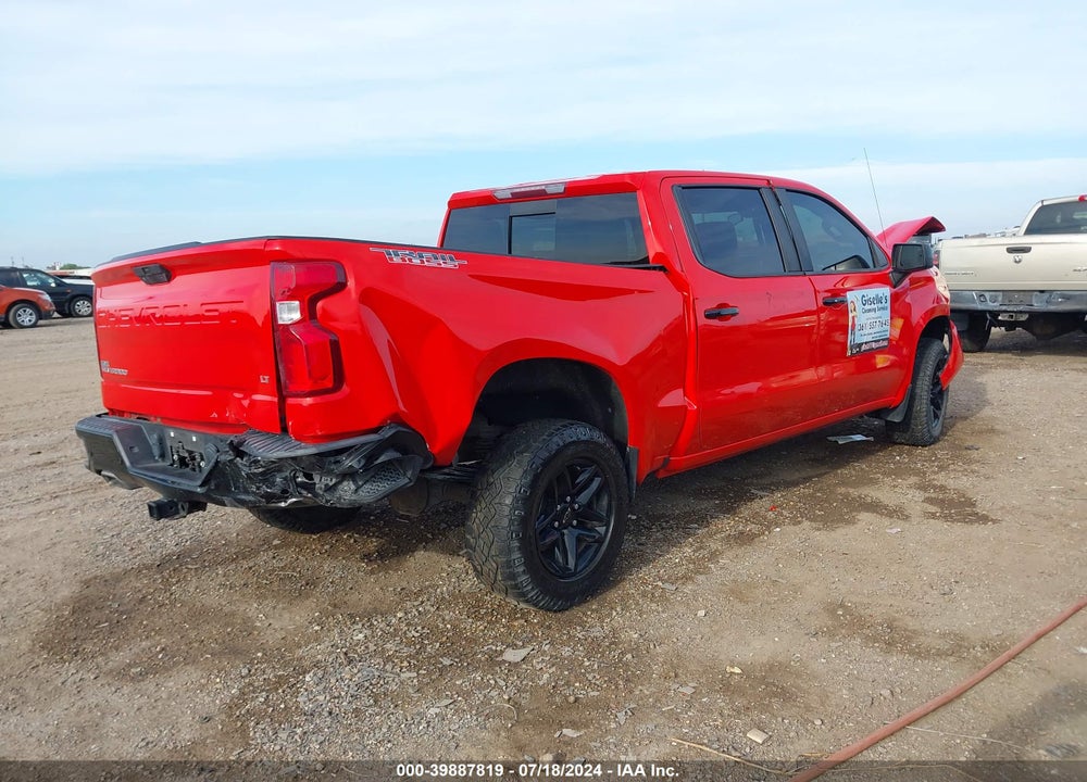2020 CHEVROLET SILVERADO 1500 4WD SHORT BED LT TRAIL BOSS VIN: 3GCPYFED7LG393100