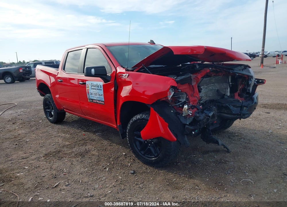 2020 CHEVROLET SILVERADO 1500 4WD SHORT BED LT TRAIL BOSS VIN: 3GCPYFED7LG393100