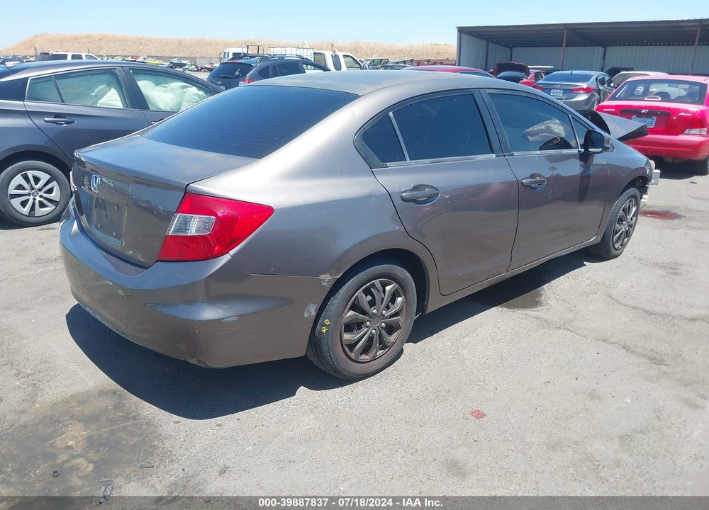 2012 HONDA CIVIC LX VIN: JHMFB2F5XCS003336