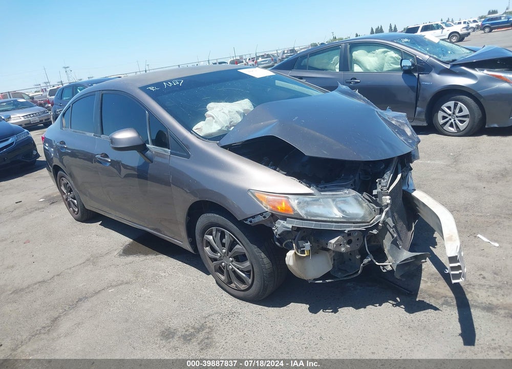 2012 HONDA CIVIC LX VIN: JHMFB2F5XCS003336