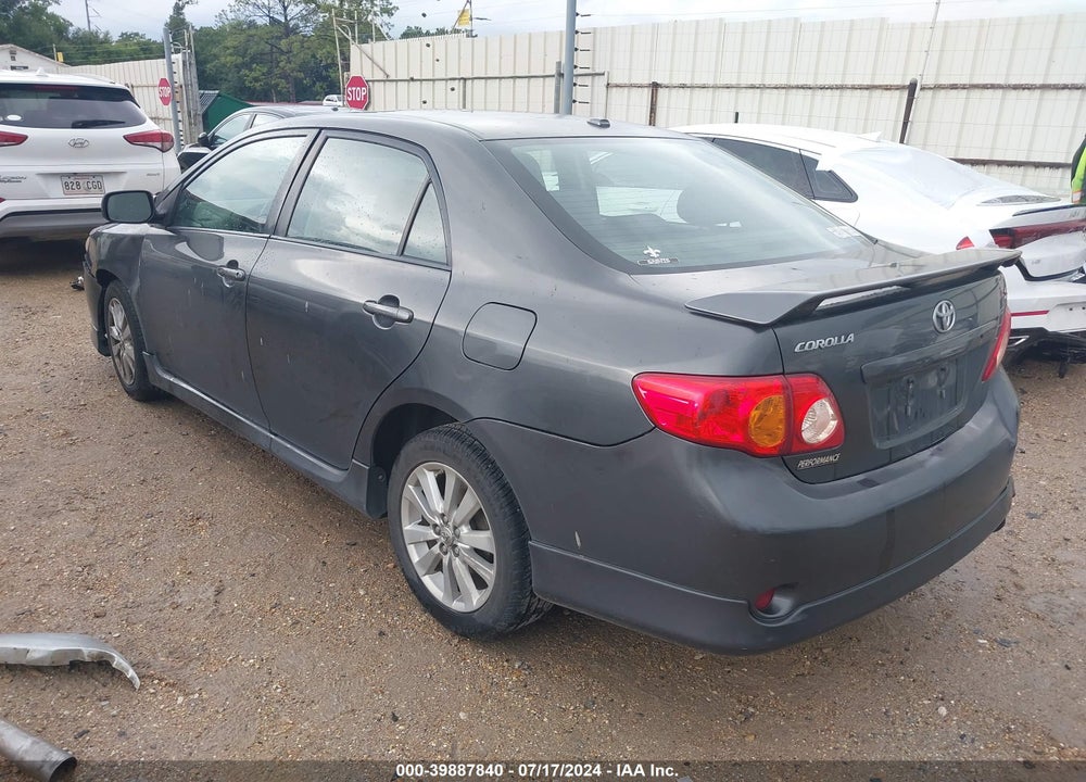 2009 TOYOTA COROLLA S VIN: 1NXBU40E49Z144569