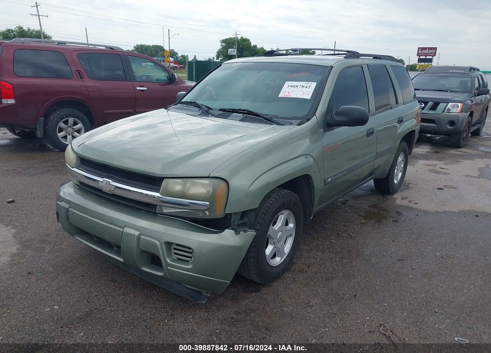 2003 CHEVROLET TRAILBLAZER LS VIN: 1GNDS13S232324162