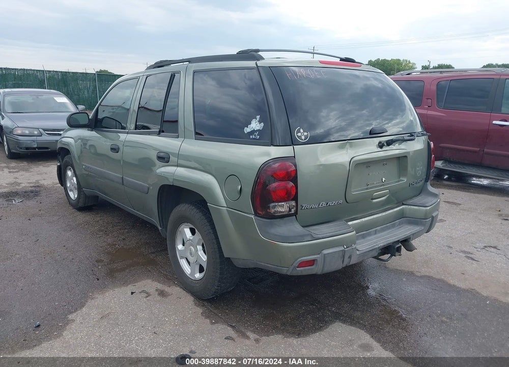 2003 CHEVROLET TRAILBLAZER LS VIN: 1GNDS13S232324162