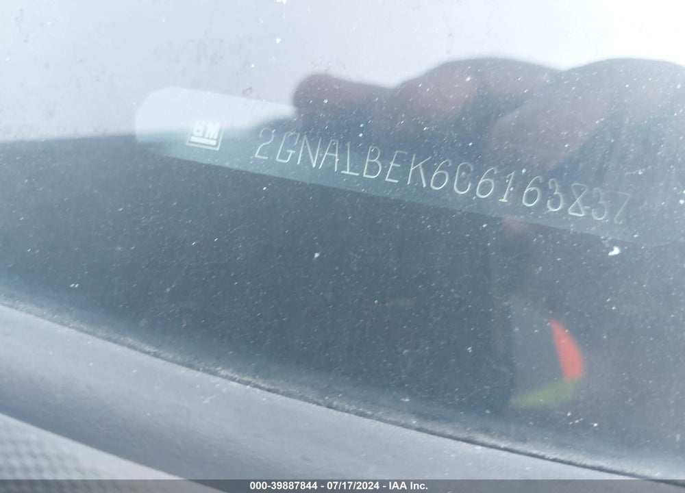 2012 CHEVROLET EQUINOX LS VIN: 2GNALBEK6C6163837