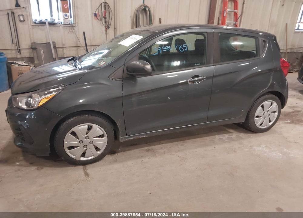 2017 CHEVROLET SPARK LS MANUAL VIN: KL8CA6SA8HC784434