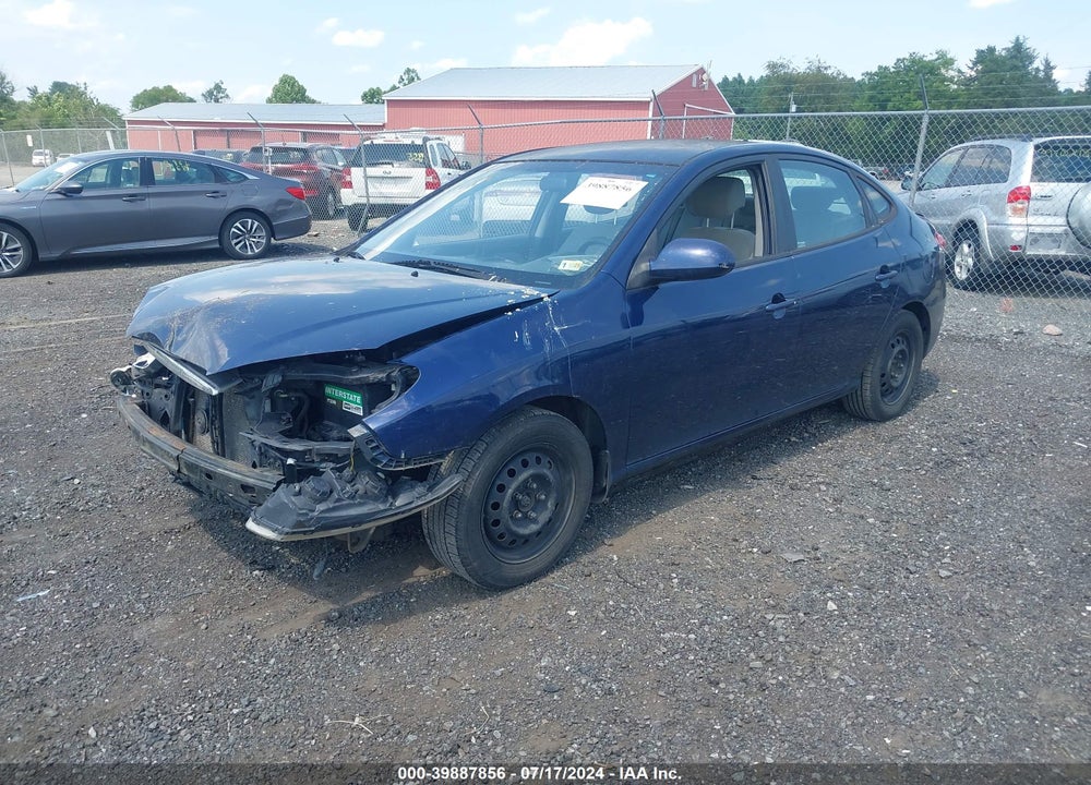 2009 HYUNDAI ELANTRA GLS VIN: KMHDU46D59U799122