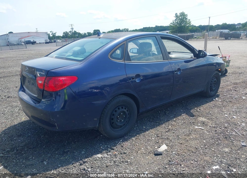2009 HYUNDAI ELANTRA GLS VIN: KMHDU46D59U799122
