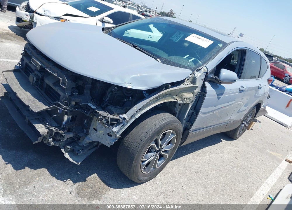 2022 HONDA CR-V AWD EX VIN: 2HKRW2H58NH628044
