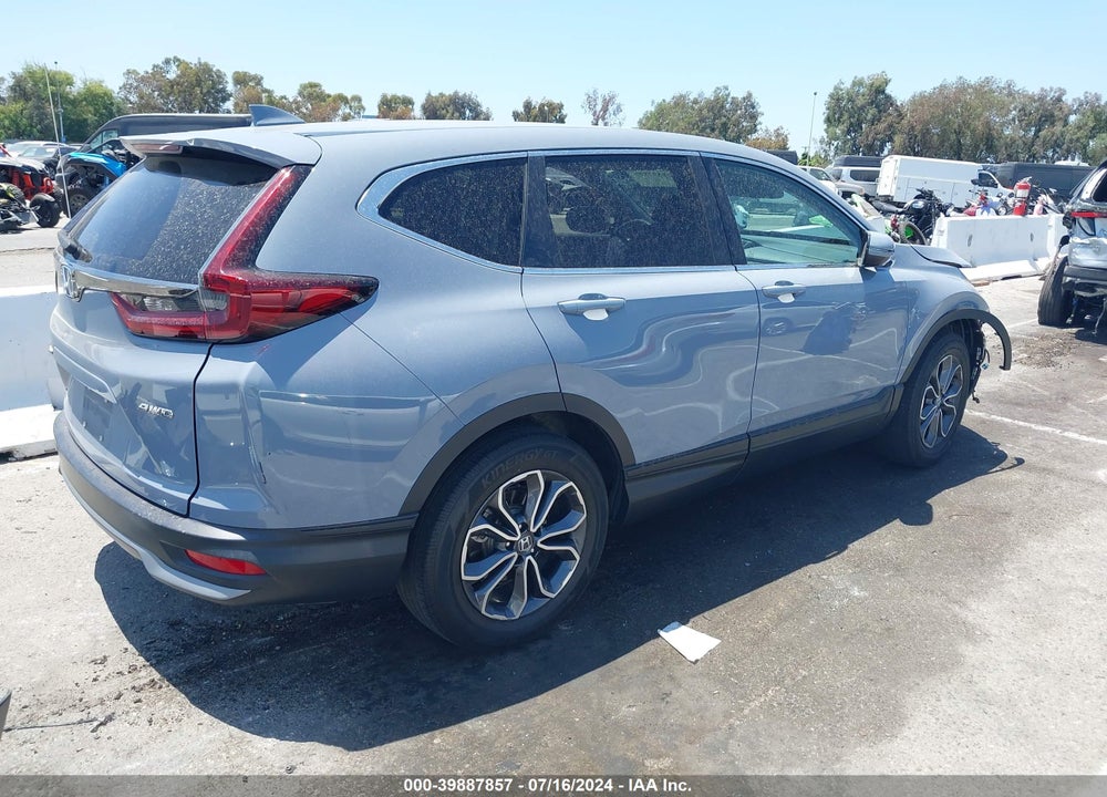 2022 HONDA CR-V AWD EX VIN: 2HKRW2H58NH628044