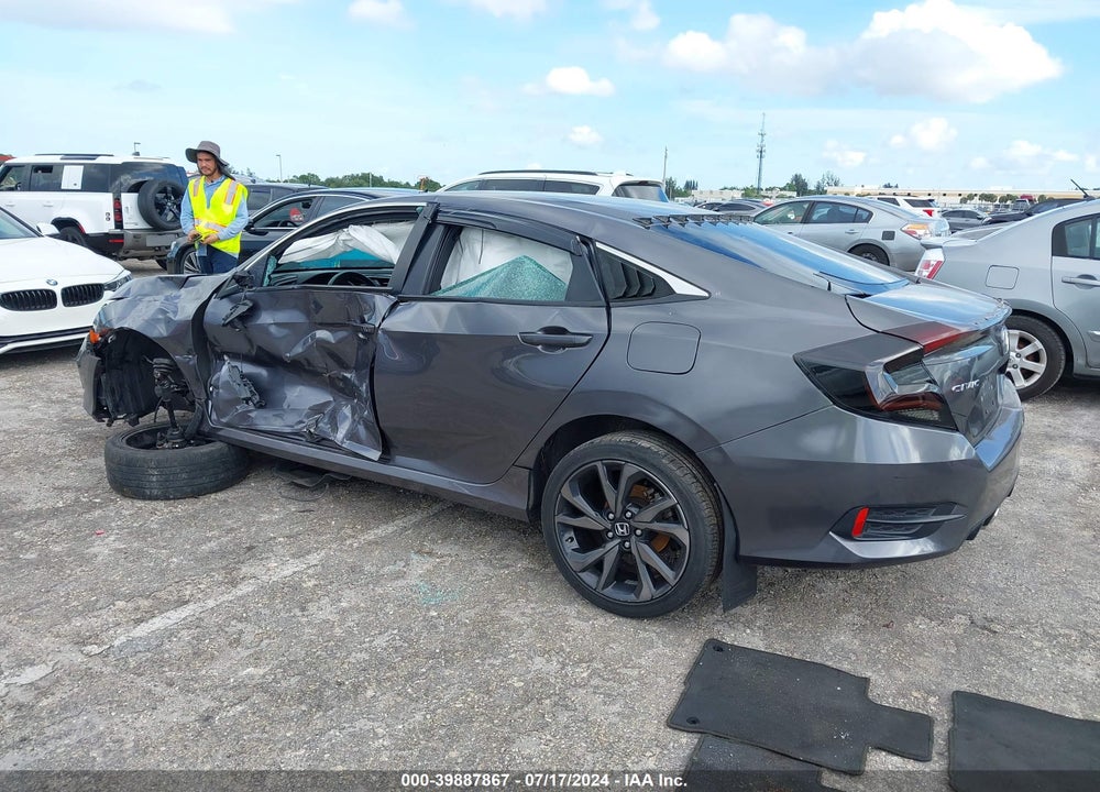 2019 HONDA CIVIC SPORT VIN: 2HGFC2F80KH564869