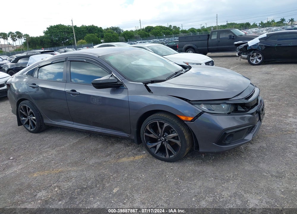 2019 HONDA CIVIC SPORT VIN: 2HGFC2F80KH564869