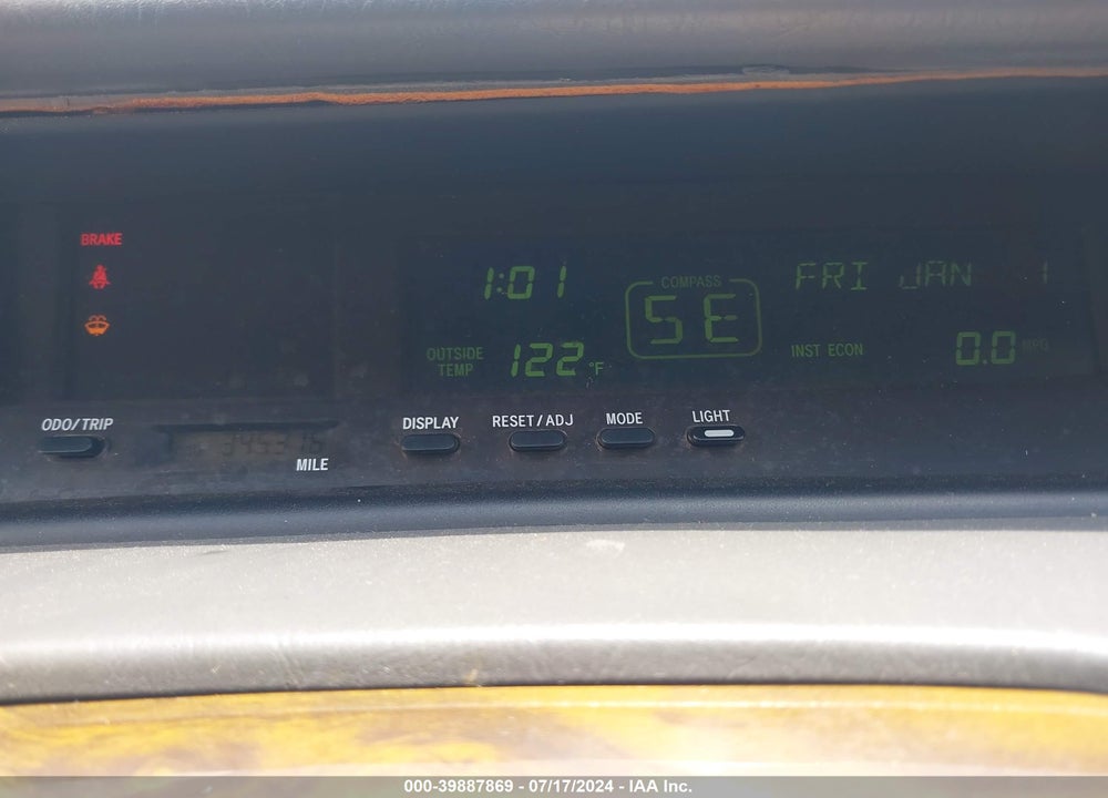 2000 TOYOTA AVALON XLS VIN: 4T1BF28B4YU100112