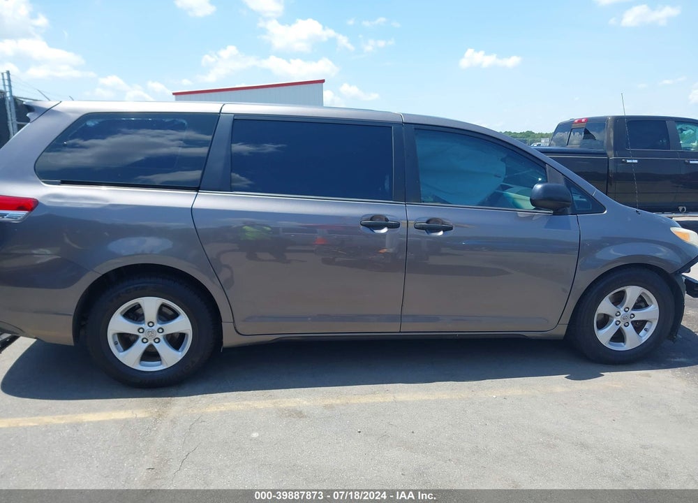 2011 TOYOTA SIENNA BASE V6 VIN: 5TDZK3DC9BS106681