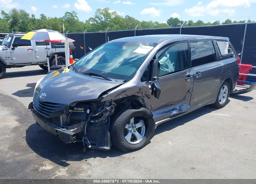 2011 TOYOTA SIENNA BASE V6 VIN: 5TDZK3DC9BS106681