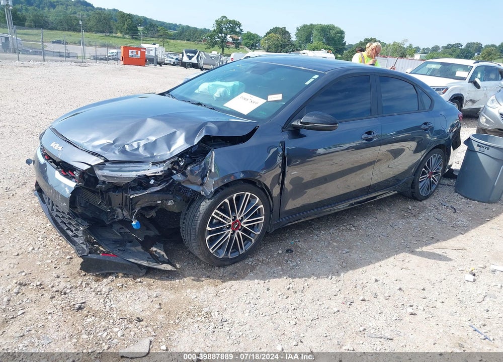 2022 KIA FORTE GT MANUAL VIN: 3KPF44AC3NE478376