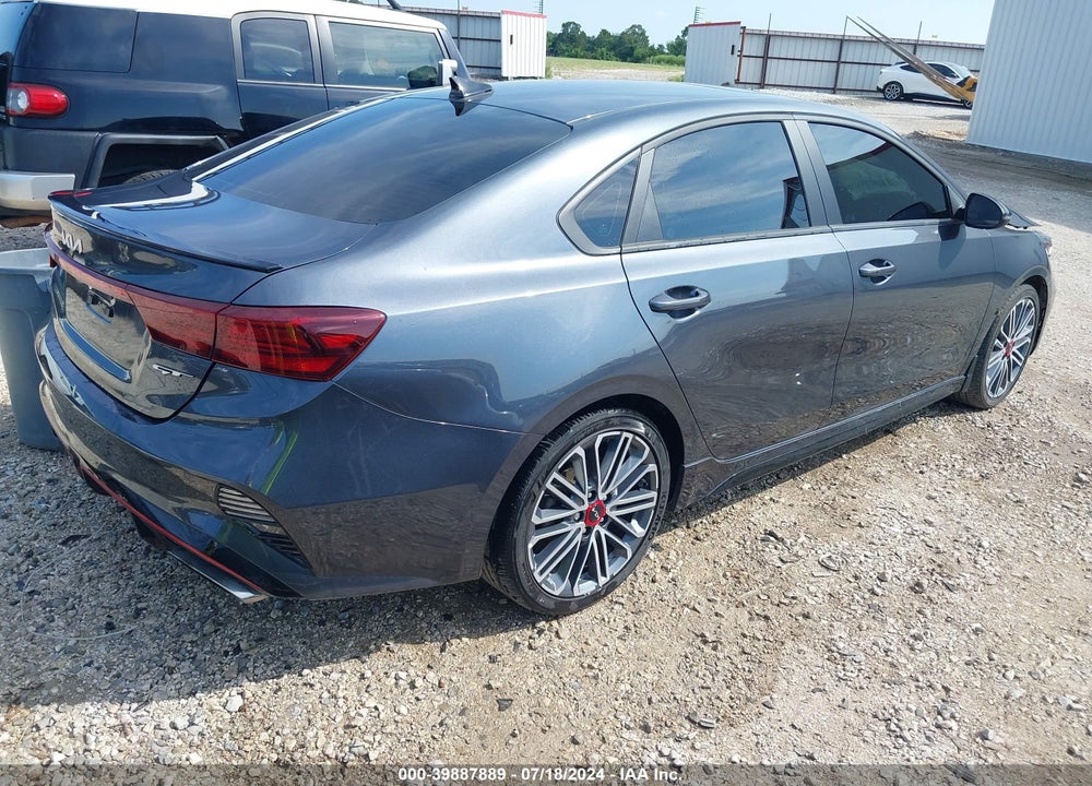 2022 KIA FORTE GT MANUAL VIN: 3KPF44AC3NE478376