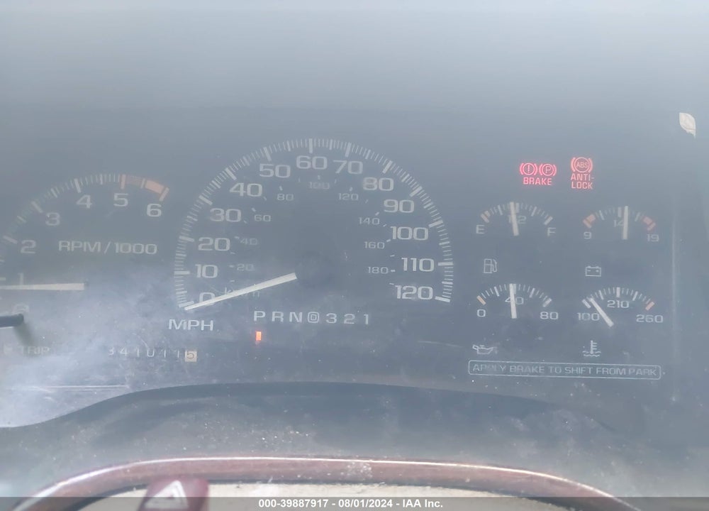 1999 CADILLAC ESCALADE STANDARD VIN: 1GYEK13R0XR416761