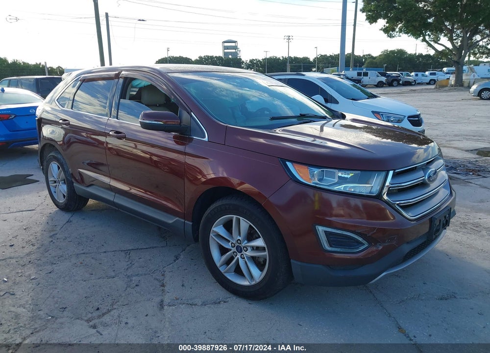 2015 FORD EDGE SEL VIN: 2FMTK3J83FBB46814