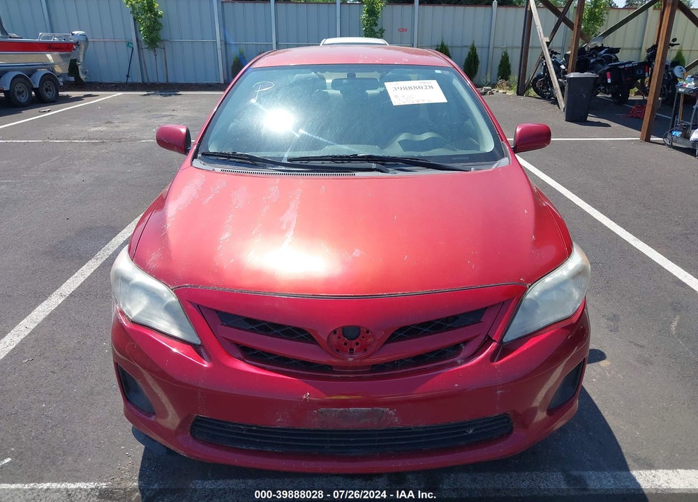 2011 TOYOTA COROLLA LE VIN: JTDBU4EE6B9134616