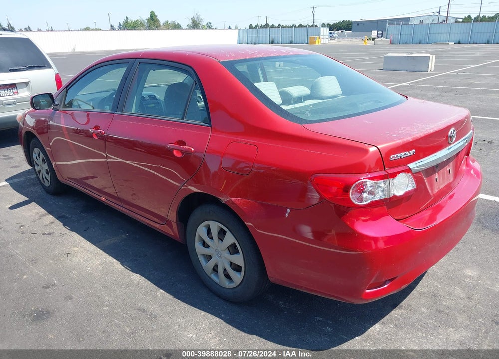 2011 TOYOTA COROLLA LE VIN: JTDBU4EE6B9134616