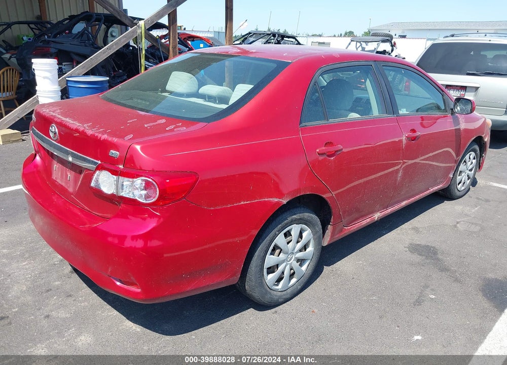 2011 TOYOTA COROLLA LE VIN: JTDBU4EE6B9134616
