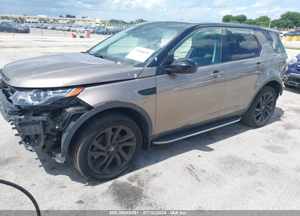 2015 LAND ROVER DISCOVERY SPORT HSE VIN: SALCR2BG0FH538337