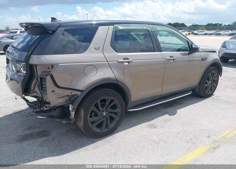 2015 LAND ROVER DISCOVERY SPORT HSE VIN: SALCR2BG0FH538337