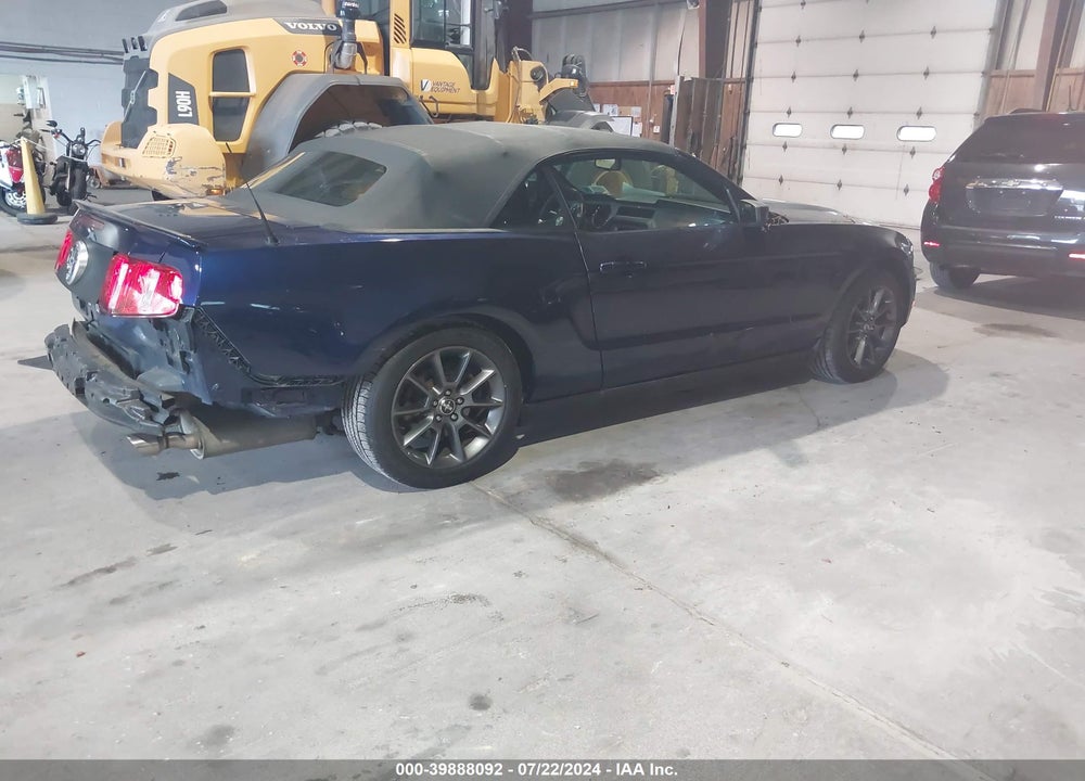 2012 FORD MUSTANG V6 PREMIUM VIN: 1ZVBP8EM0C5276777