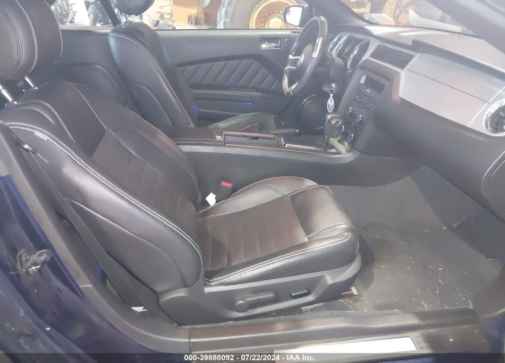 2012 FORD MUSTANG V6 PREMIUM VIN: 1ZVBP8EM0C5276777