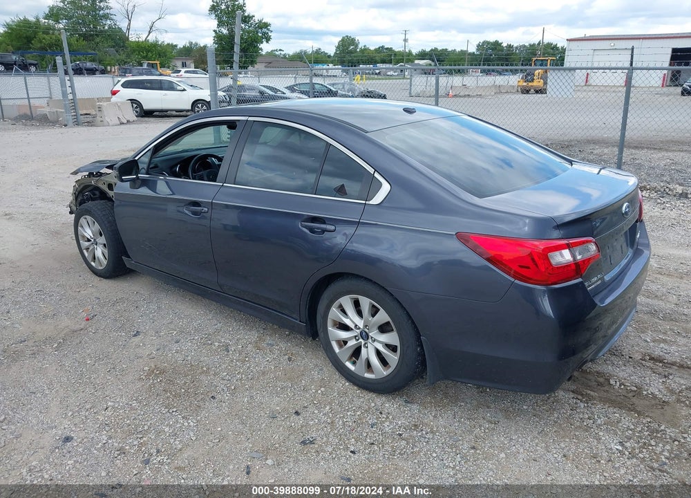 2015 SUBARU LEGACY 2.5I LIMITED VIN: 4S3BNBL62F3054557